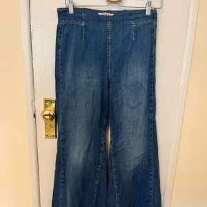 We The Free Wide Leg Boho Jean